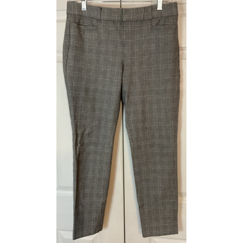 Banana Republic Gray Plaid Sloan Dress Pants Size‎ 2
